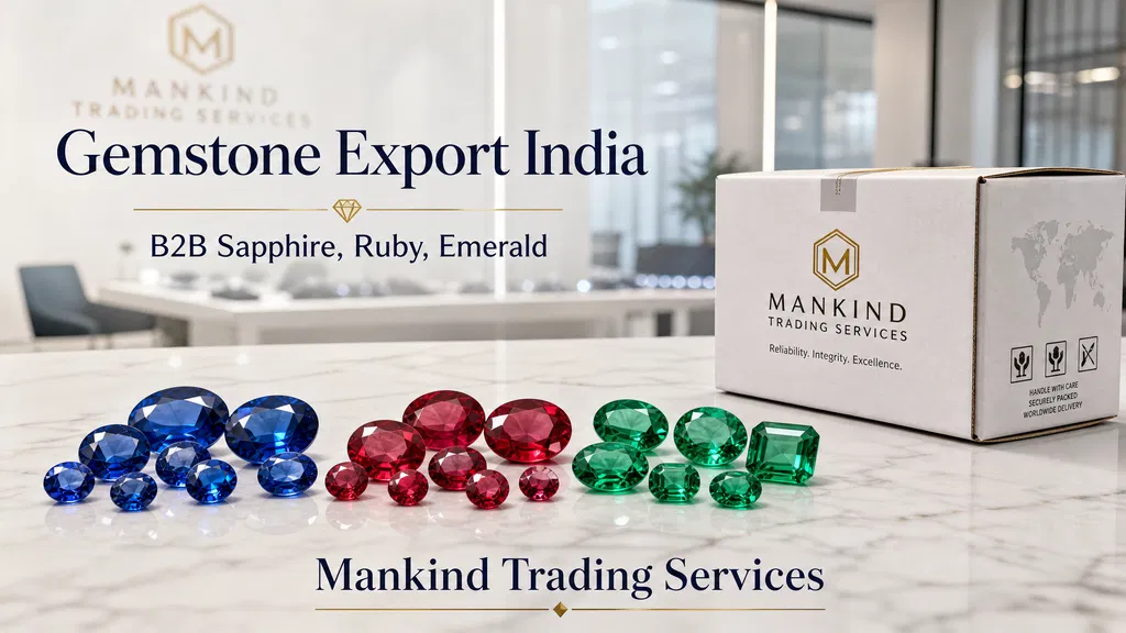 B2B gemstone supplier and exporter